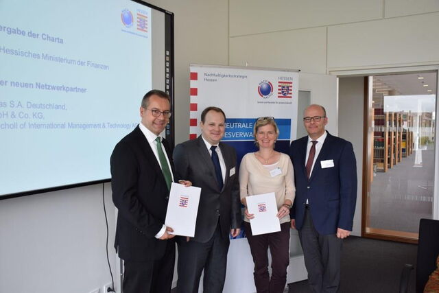 Prof. Dr. Hannes Utikal, Christian Sagerer und Astrid Schülke, Elmar Damm