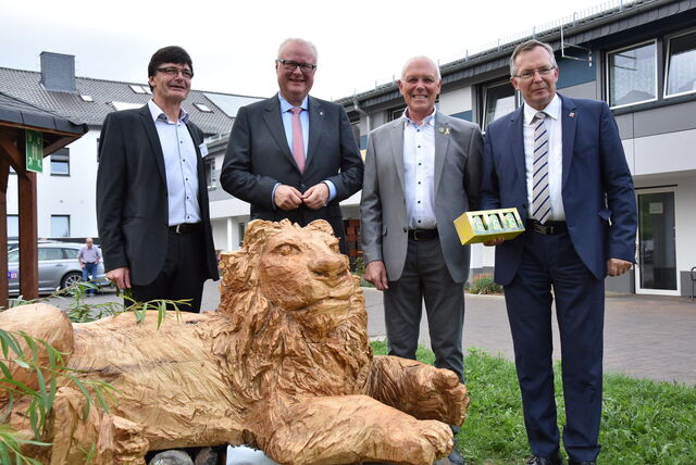 Dr. Ralph Büchler, Dr. Thomas Schäfer, Werner Gemmecker und Andreas Sandhäger