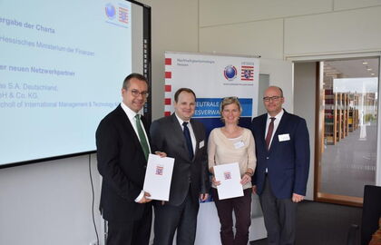 Prof. Dr. Hannes Utikal, Christian Sagerer und Astrid Schülke, Elmar Damm