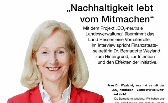 Staatssekretärin Dr. Bernadette Weyland