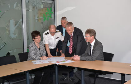 Klimaschutz bei Baumaßnahmen der Polizei