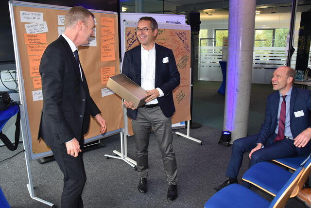 Hans-Günter Göddemeyer, HMdF und Prof. Dr. Hannes Utikal, Provadis Hochschule