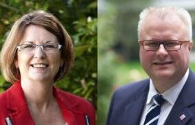 Priska Hinz und Dr. Thomas Schäfer