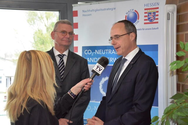 Innenminister Beuth und Hans-Ulrich Hartwig